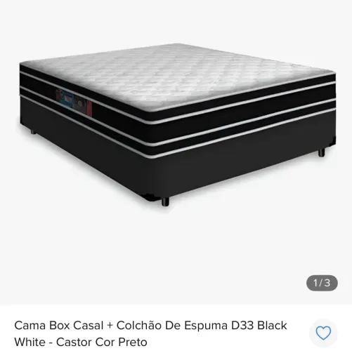 Cama box casal - Castor