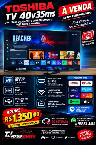 Tv Toshiba 40" smart