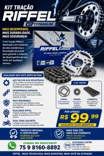 Kit tração de moto 160 