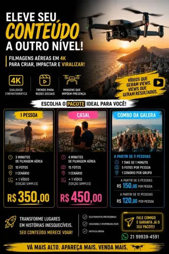 Filmagens e fotos 