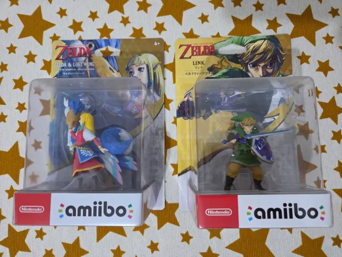 Amiibo - Link e Zelda Skyward Sword Japan