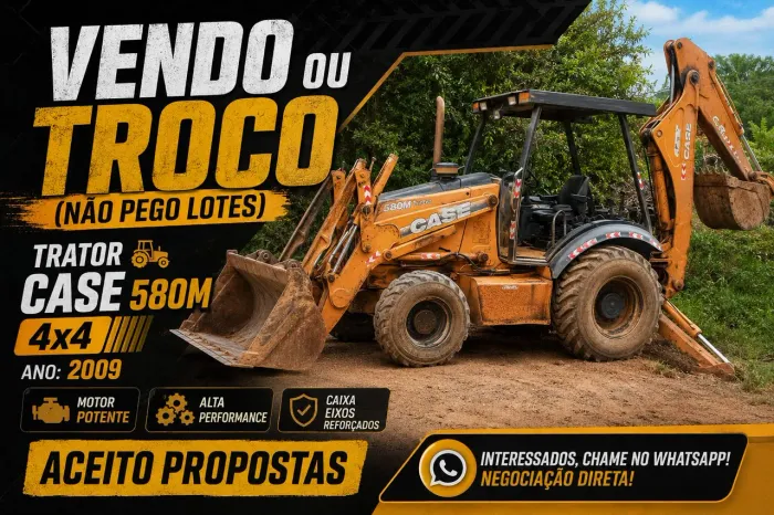 Retroescavadeira Case 580m 4x4 2009