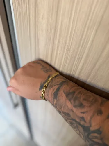 Pulseira ouro 18k 11 gramas 6mm