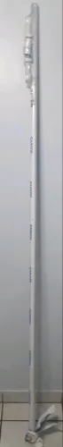 Kit. Varão Cortina 5 peças Garfox 2m Branco