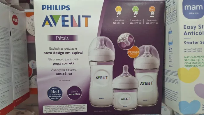 Kit mamadeiras Avent pétala 