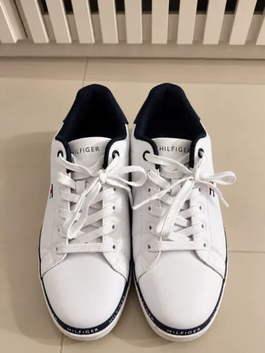 Tênis Tommy Hilfiger TH Court Branco tamanho 41