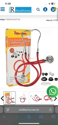 Kit Enfermagem ESTETOSCÓPIO E esfigmomanômetro