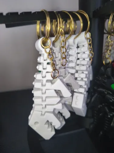 Dragão articulados 3D próprio para chaveiro e lembrancinhas