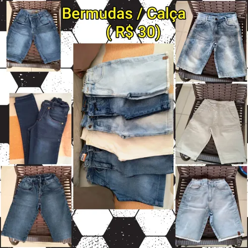 Bermudas/ Calça jeans Infantil