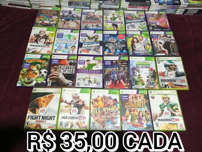 Jogos originais de Xbox 360 confira a lista completa no whatsapp