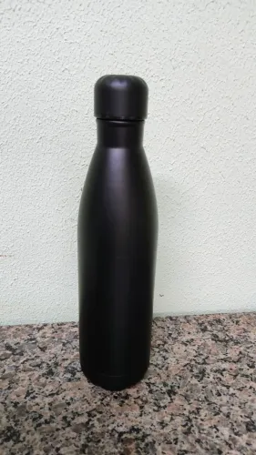 Garrafa 750ml inox preta