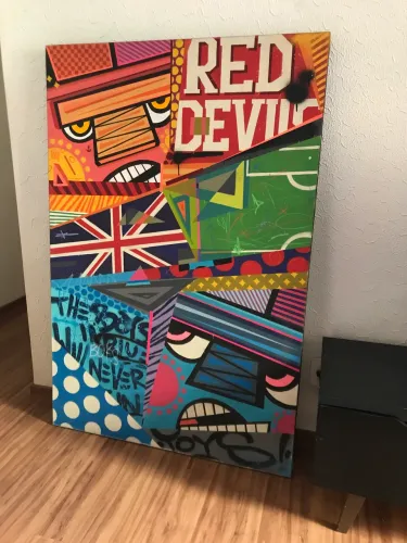 Tela Toys - Quadro, grafite e mural