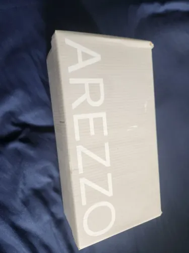 Scarpin Arezzo Salto Baixo Bico Fino Couro Preto A106880031