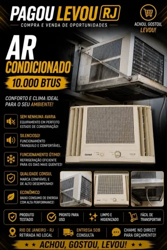 Ar condicionado 10 mil btus