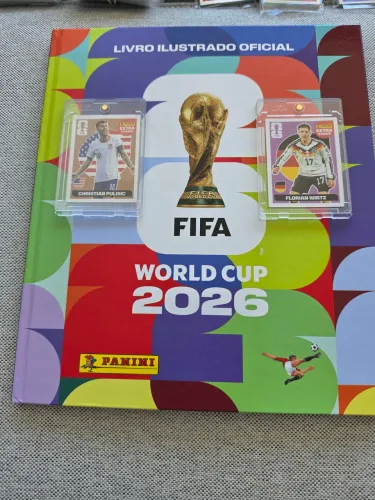 Álbum Copa do Mundo FIFA 2026 COMPLETO + 2 Legends Extras Originais Panini + Coca