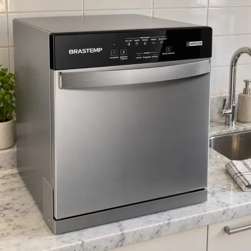 Lava-louças Brastemp 8 serviços BLF08BS prata