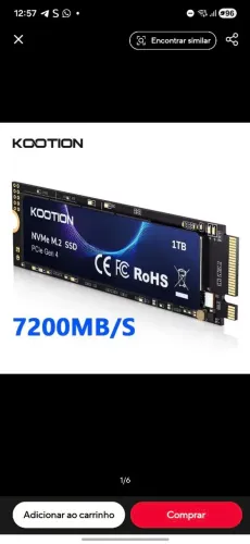 SSD 1 TERA M2 NVMe Gen4 PCl4.0