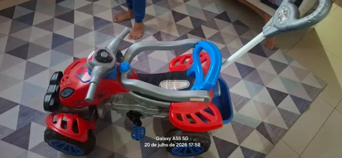 Carrinho Infantil Homem Aranha Maral