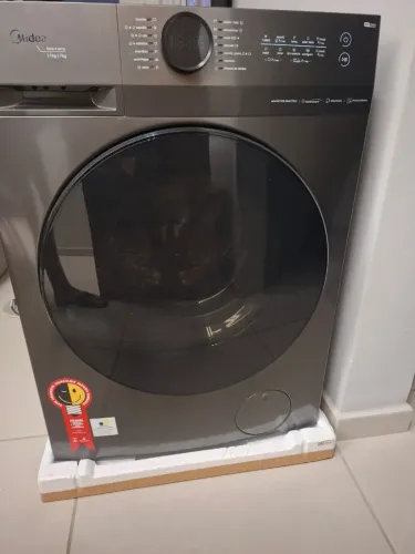 Máquina de lavar com defeito