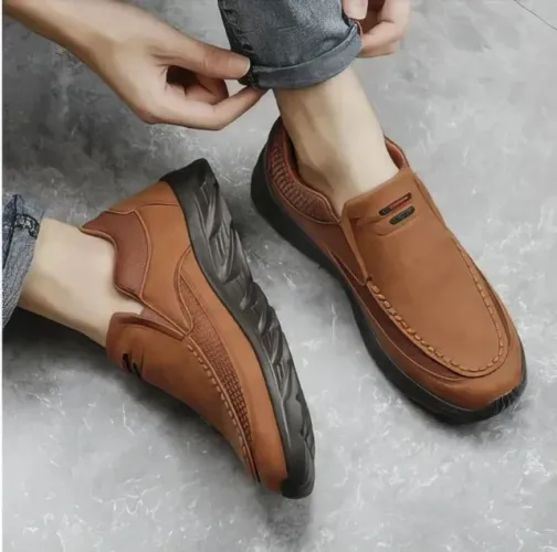 tênis mocassim masculino ergonômico antiderrapante
