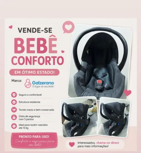 Vendo Bebê conforto