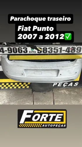 Parachoque traseiro punto 2008 a 2012