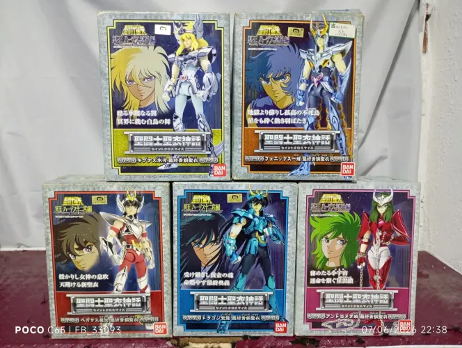 Kit 05 figuras cavaleiros de bronze 4V cloth mith 1.0