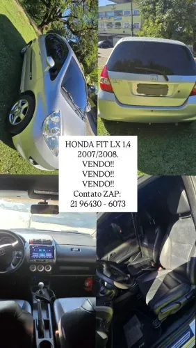 Honda Fit LX 1.4/ 1.4 Flex 8v/16v 5P Mec. 2008