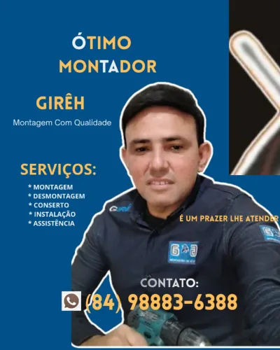 MONTADOR DE MÓVEIS ÓTIMO