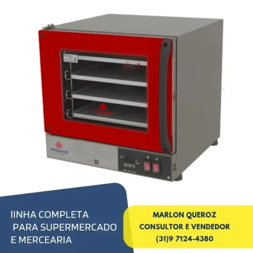 Forno Elétrico Turbo Fast Oven Novo