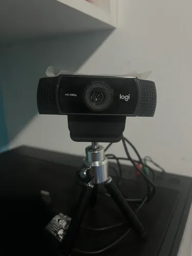 Webcam logitech c922 com tripé 