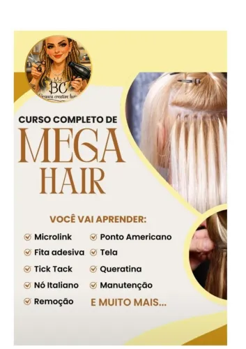 Curso de Mega Hair do zero