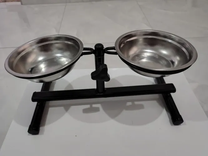 Comedouro elevado duplo super novo