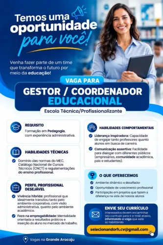 GESTOR / COORDENADOR PEDAGÓGICO