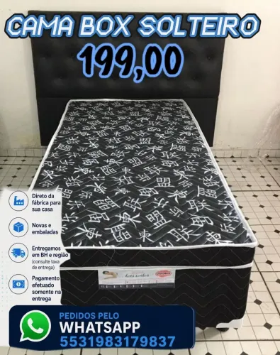 CAMA BOX SOLTEIRO