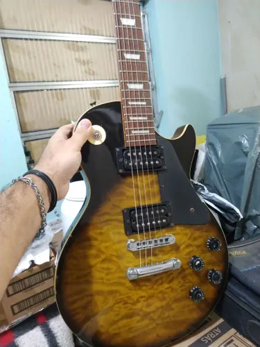 Guitarra golden anos 90 amarela original