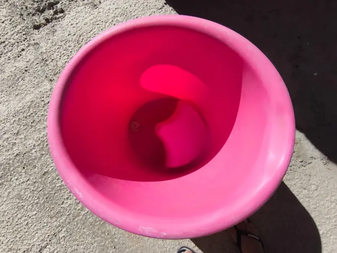 Ofurô Infantil Baby Tub Rosa de 1 a 6 Anos - Usado