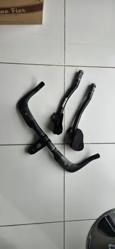 Guidao clip e mesa para bike triathlon ou contra relogio 