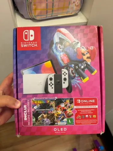 Nintendo Switch Oled Branco 64gb
