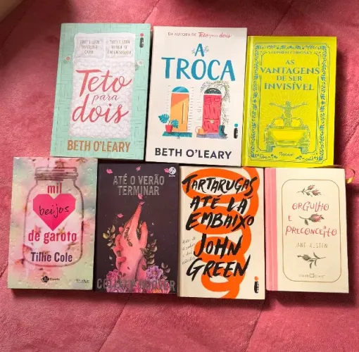 Kit 7 livros romance
