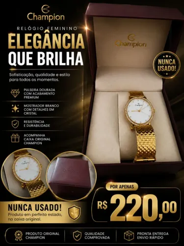 Relógio feminino novo na caixa, só chamar?
