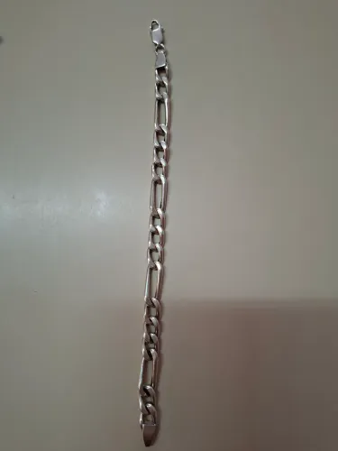 Kit Prata pulseira e corrente prata pura italiana 925 grossa.
