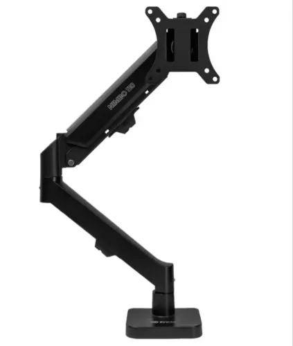 SUPORTE ARTICULADO COM PISTÃO A GÁS PARA MONITOR - PRETO
