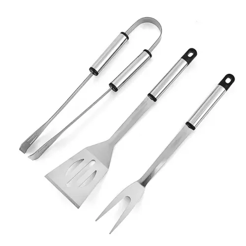 Kit Churrasco Inox [3 Peças]