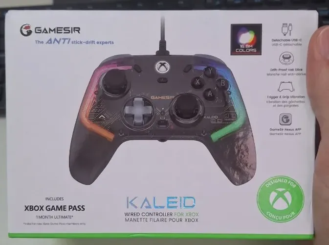 ? Controle GameSir Kaleid RGB com Hall Effect | Novo e Lacrado | PC e Xbox
