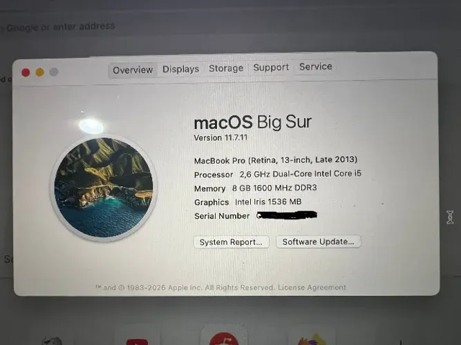 MacBook Pro Retina 13" (2013) - i5 | 8GB RAM | 500GB HDD | Impecável + Capa Thule