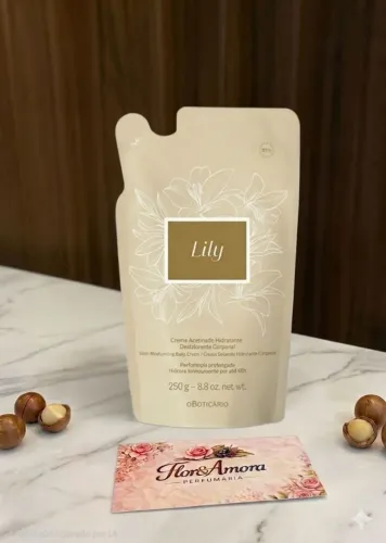Lily Refil O Boticário Creme Acetinado Hidratante Corporal 250g Lacrado/Pronta entrega!