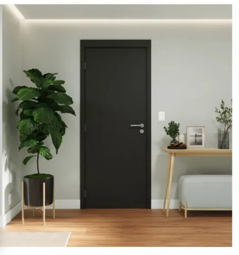 Kit Porta Madeira de Giro Direito|Esquerdo Nero 210x80cm Sarrafeada batedor 12a19cm Vivace
