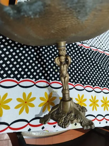 Fruteira em bronze maciço