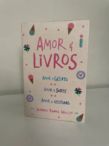 Box amor e livros (gelato, sorte e azeitonas) 